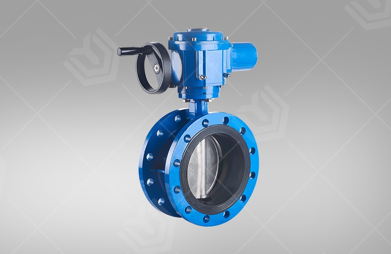 Flange Center Plate Butterfly Valve（Electric）(图1)