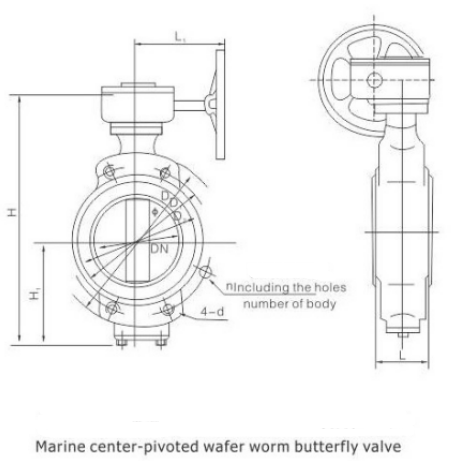 Marine Center Wafer Butterfly Valve(图1) Marine Center Wafer Butterfly Valve(图1)