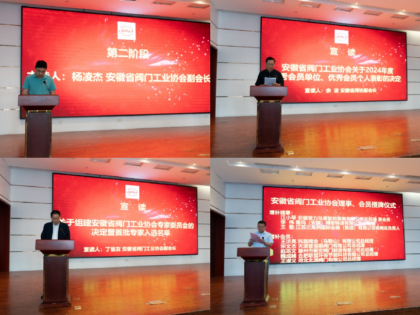 安徽省阀门工业协会一届三次会员大会暨一届四次理事会在铜陵召开(图3) 安徽省阀门工业协会一届三次会员大会暨一届四次理事会在铜陵召开(图3)