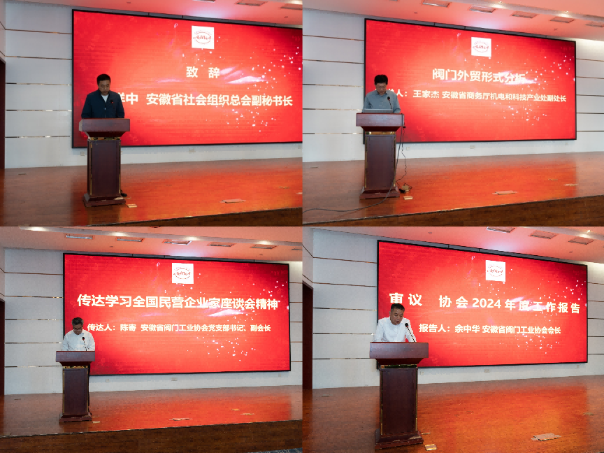 安徽省阀门工业协会一届三次会员大会暨一届四次理事会在铜陵召开(图4) 安徽省阀门工业协会一届三次会员大会暨一届四次理事会在铜陵召开(图4)